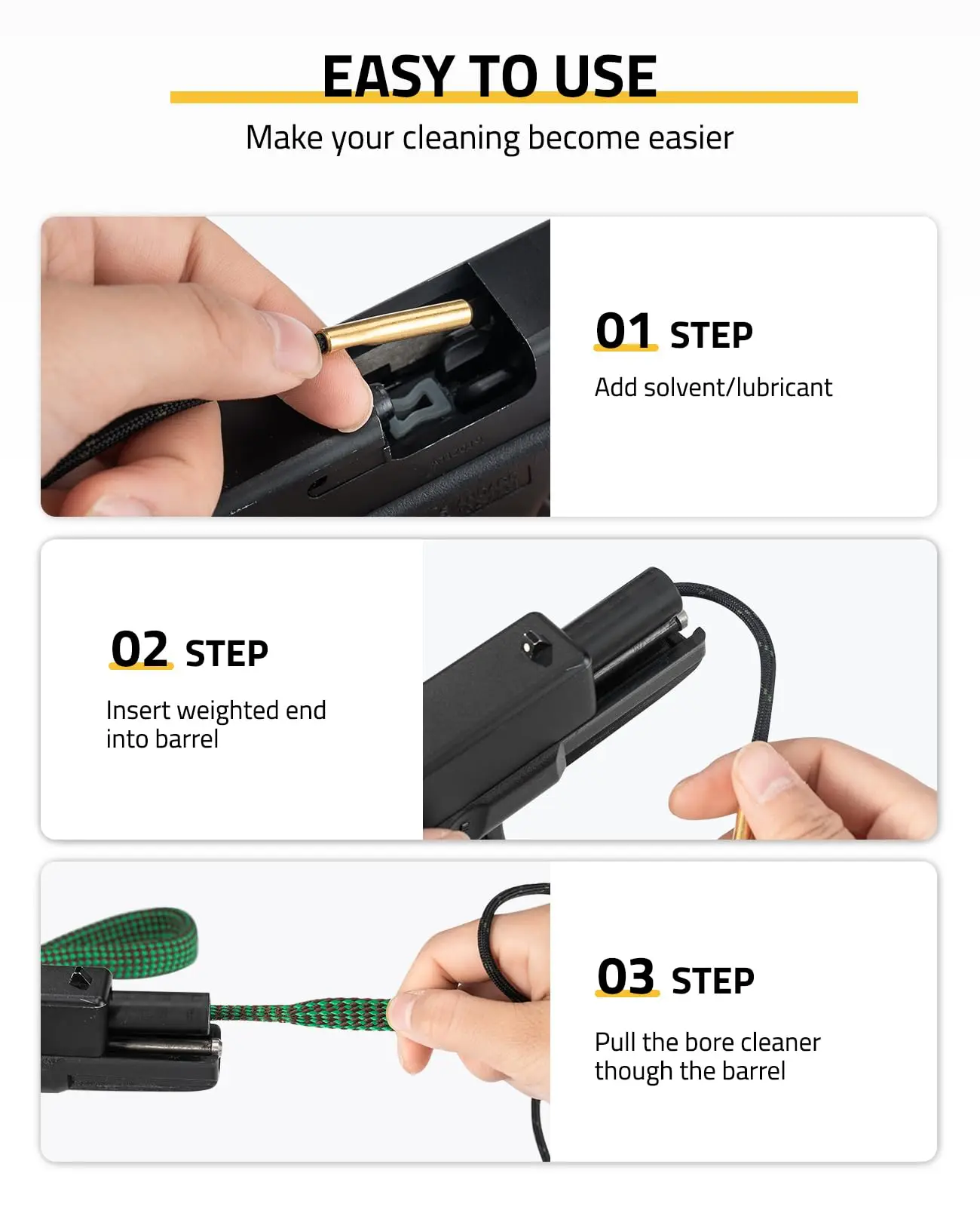 Gun Cleaning Mat Kit Bore Cleaner Set For 223 5.56/9mm/12Ga Supplies Patches Cleaner Swabs Gun Brushes Needle Oil Applicator Mag