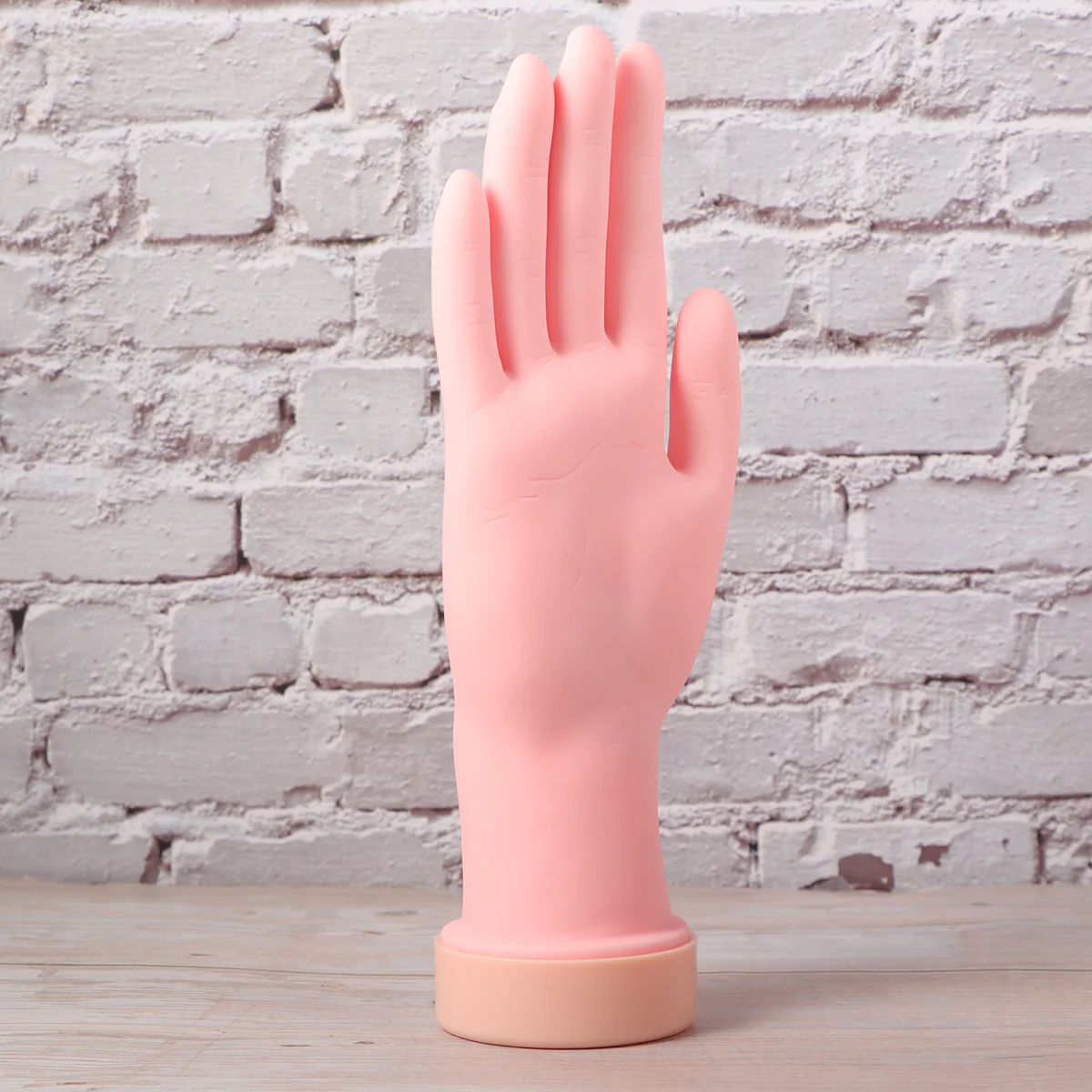 

2pcs Manicures Practice Hand Model Nail Practice Fake Hand Simulated Training Hand Model Pluggable Nail Plate Display Hand