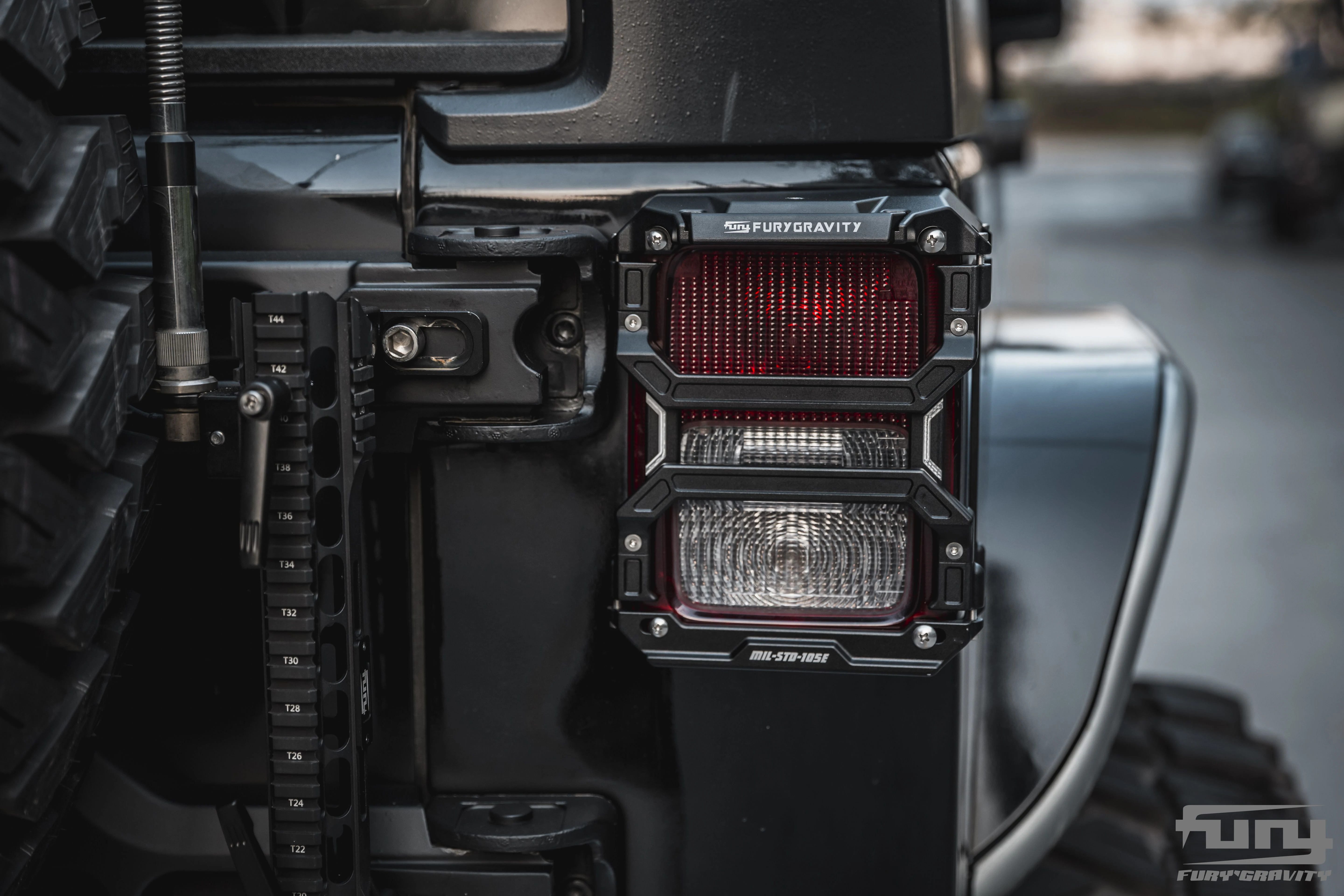 Fury 2007- accessories parts CNC process Aluminum Alloy TAILLIGHT COVER for Jeep wrangler JK custom