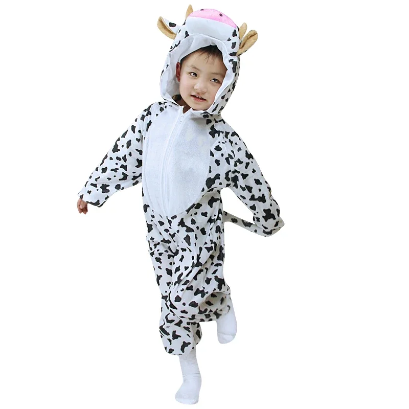 thumbnail image 1 of Disfraz de Halloween Cosplay Dinosaurio Lobo Lindo Pelele de Invierno para Bebé Mono de Dibujos Animados Cálido Suave Body, 1 of 5