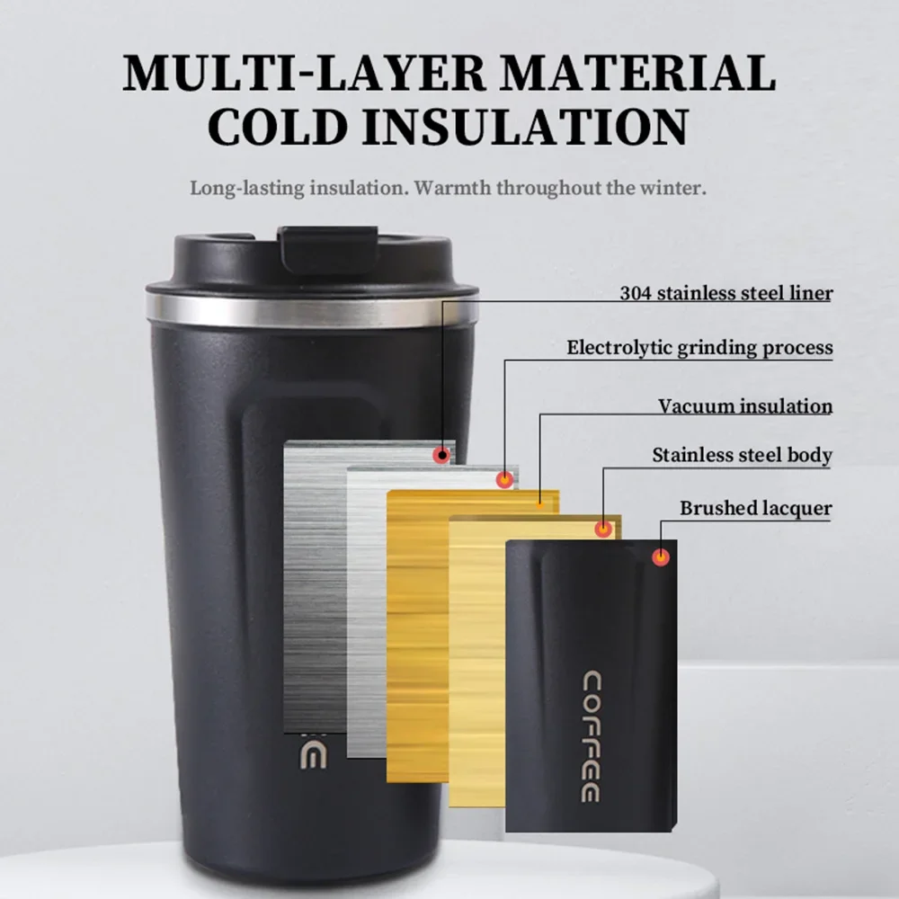 Isolierbecher Aus Edelstahl Für Kaffee Und Tee Auslaufsicher_voghion.com