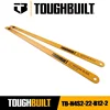 TOUGHBUILT TB-H4S2-22-B12-2 2Pk 12 in Hacksaw Blades Hand Hacksaw Blades Hand Tools 1