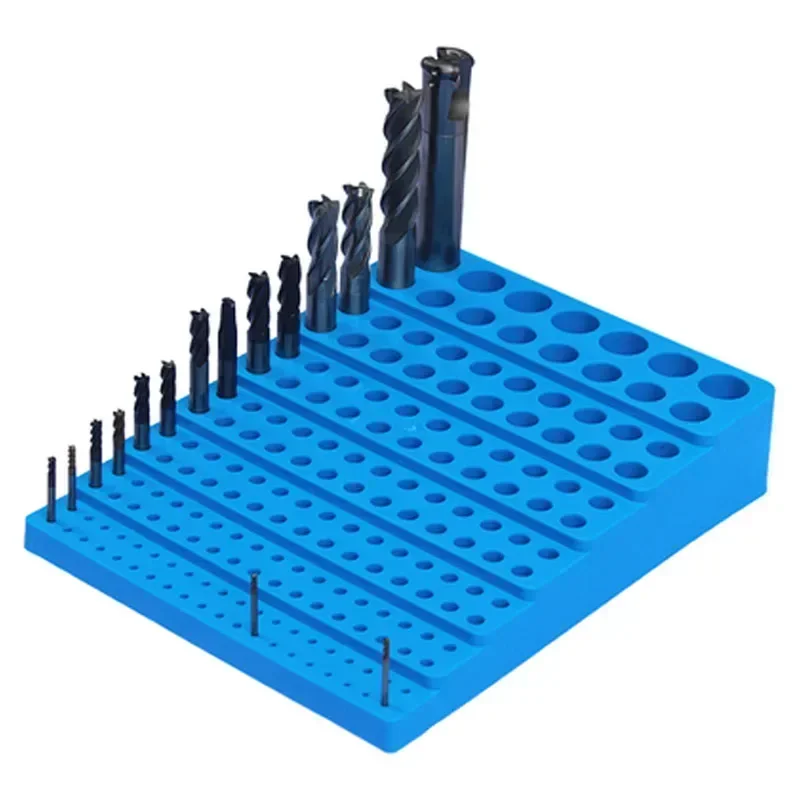 

Barrel Box Grid Storage Organizer Plastic Tool Placer Bit Reamer Cutter 187 Frame CNC Accessories Box 1pc Tool Milling Drill