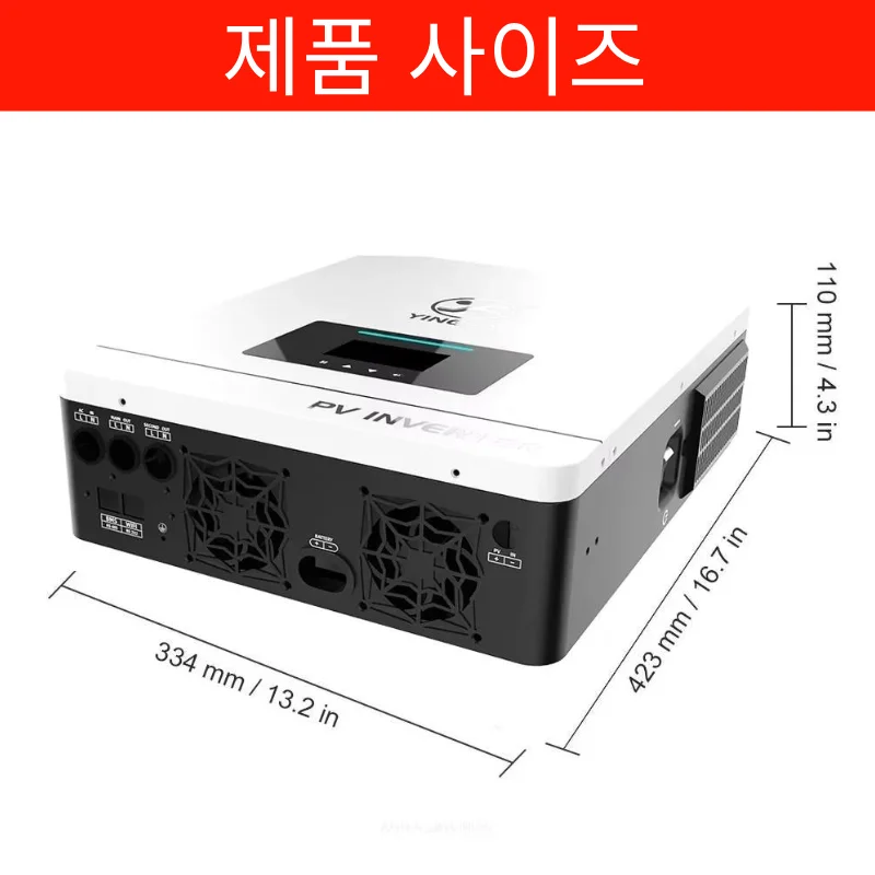 잉파 6.2kW 48V 220V 하이브리드 인버터 120A MPPT 충전 48V 220V 230V 듀얼 출력 온/오프 그리드 BMS 와이파이 태양광 인버터 PV 인버터