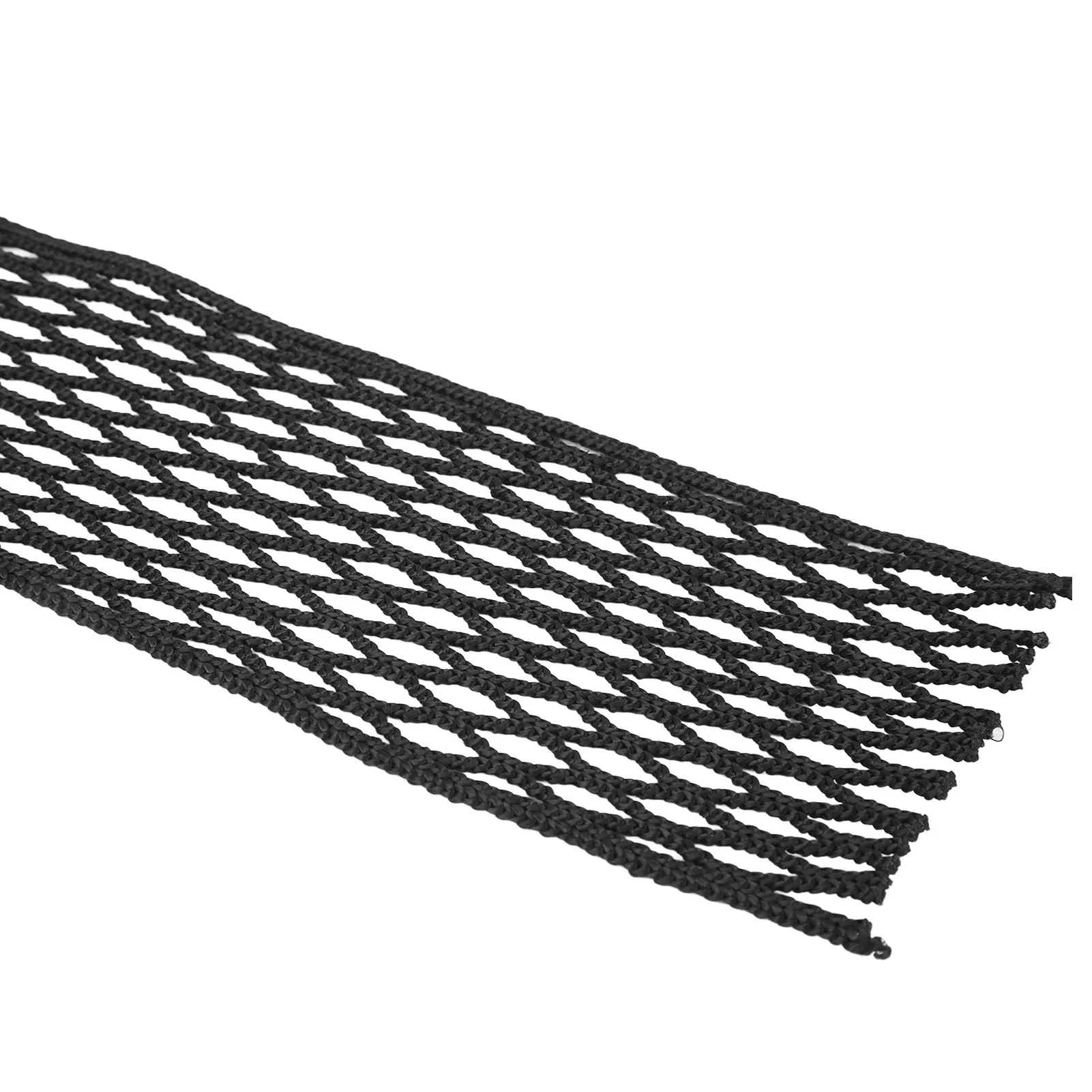 Mesh Piece Woven String Wear Proof Portable Black Nylon Mesh Piece String Tear Resistant for Accessory