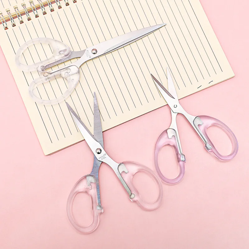 1Pc Kawaii Scissors Korean Fashion Cute Cartoon Animal Stationery Scissors  DIY Scrapbook Cutting Paper Scissors Student Supplies - AliExpress