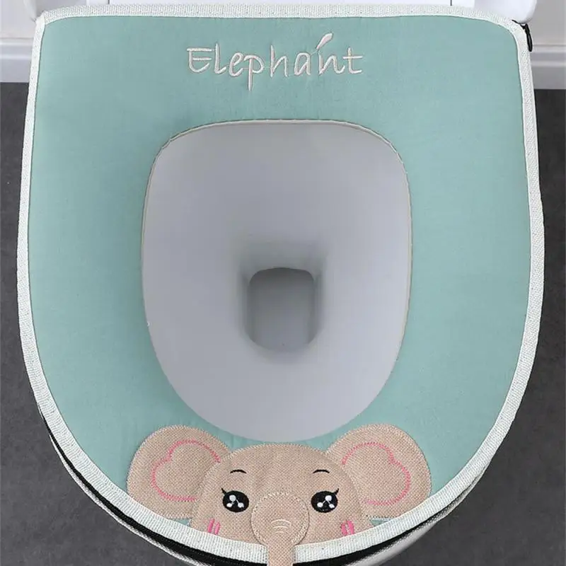 1/2PCS Toilet Cover Comfortable To Sit On Soft Household Products Washer Convenient And Hygienic Can Be Reused 4