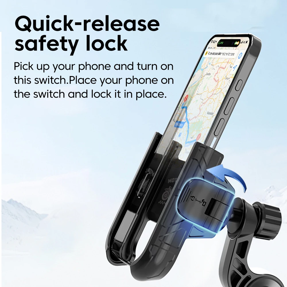 Universal Bicycle and Motorcycle Mobile Phone Holder