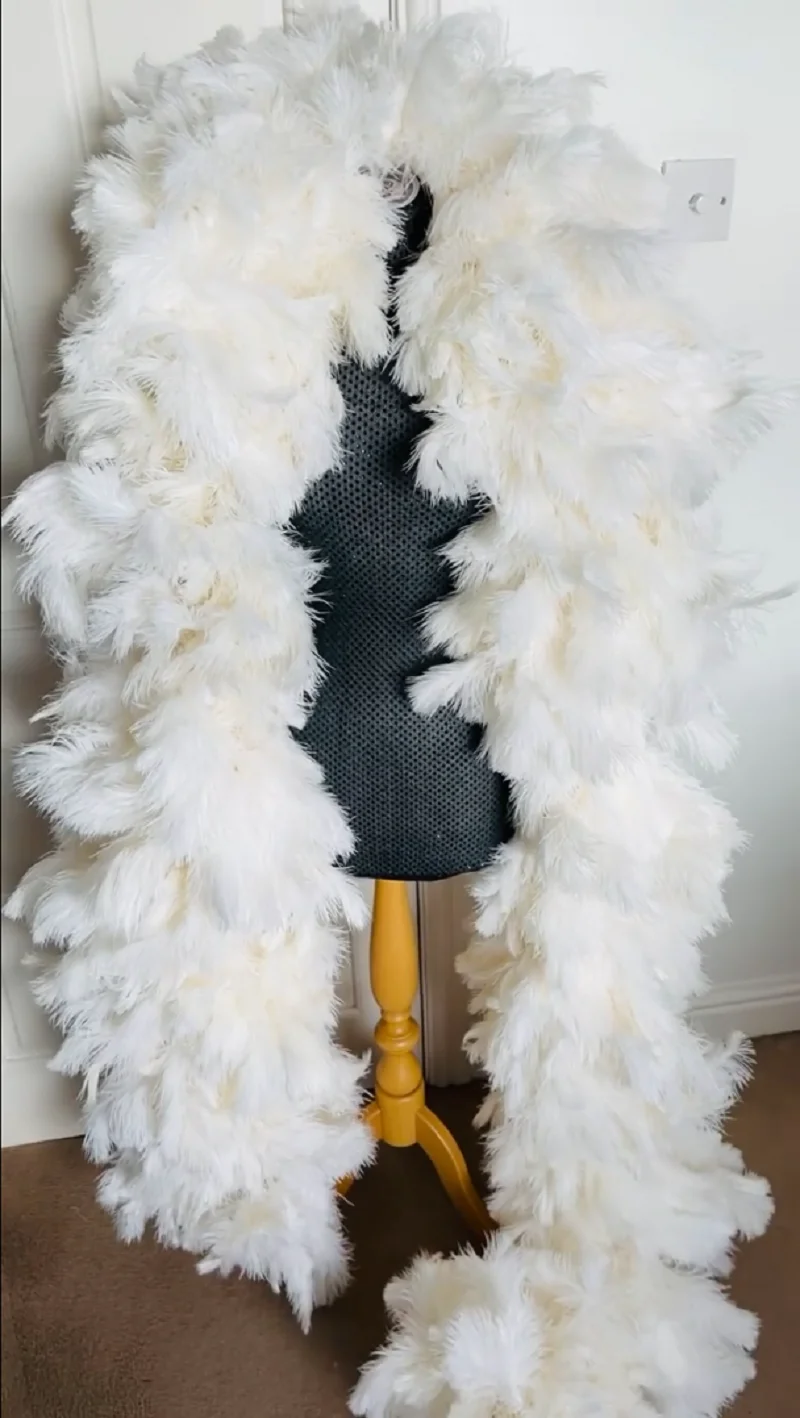 Ostrich Feather Boas 15/18cm (Sold By Piece)