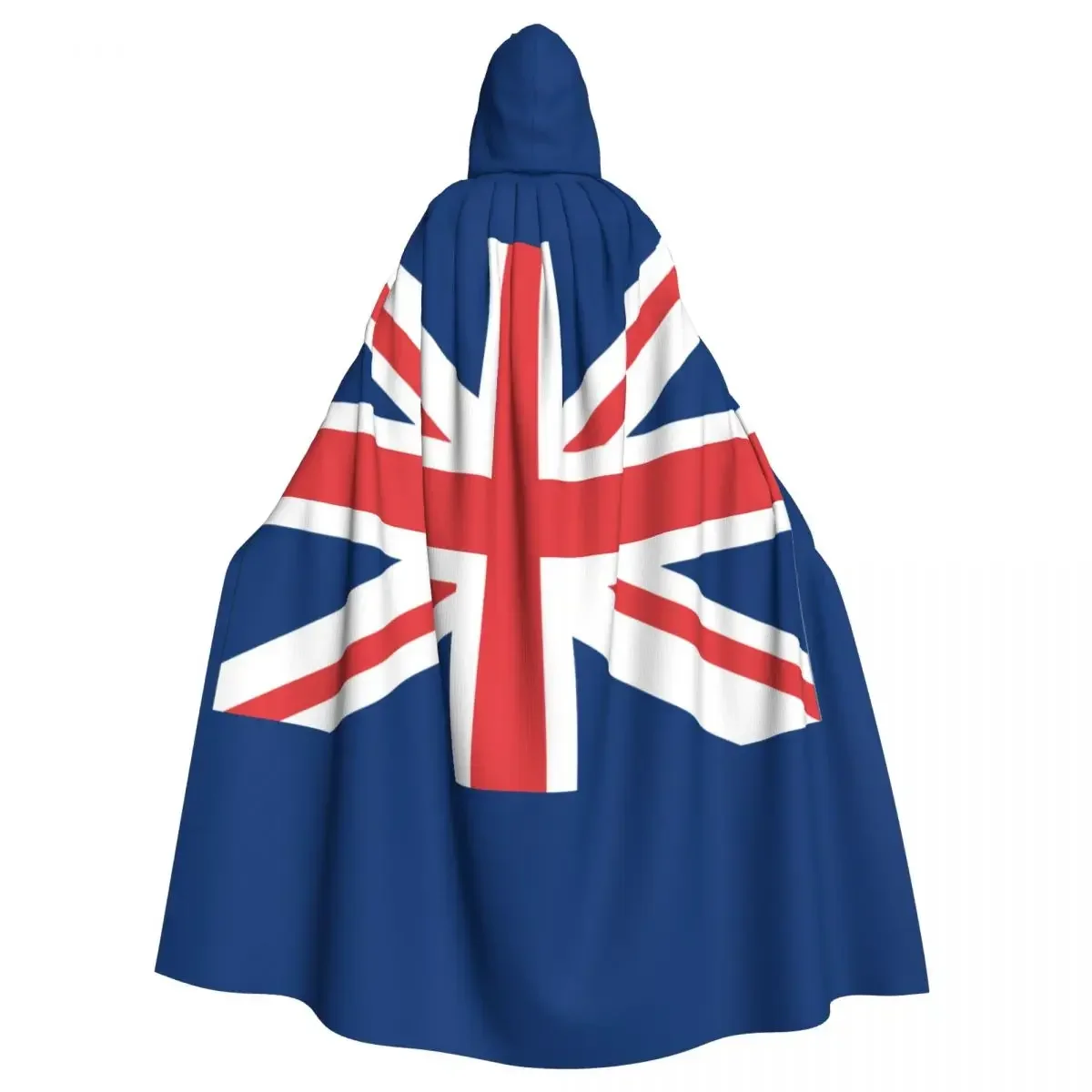

Hooded Cloak Unisex Cloak With Hood British Flag Cloak Vampire Witch Cape Cosplay