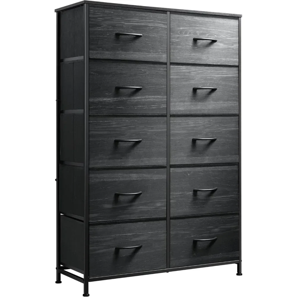 Tall Dresser for Bedroom with 10 Drawers, Chest of Drawers, Dressers Bedroom Furniture, Storage Organizer Unit Dresser 2