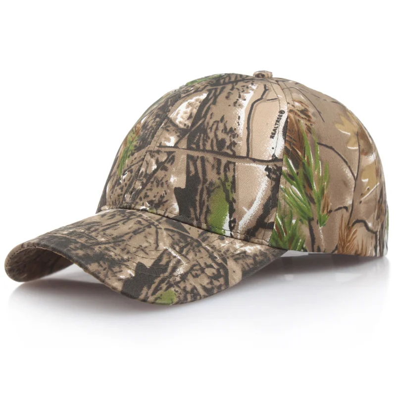 

Outdoor Sunscreen Quick Drying Hat In Summer Forest Leaf Camouflage Hat Men Women Camouflage Baseball Cap chapeau homme
