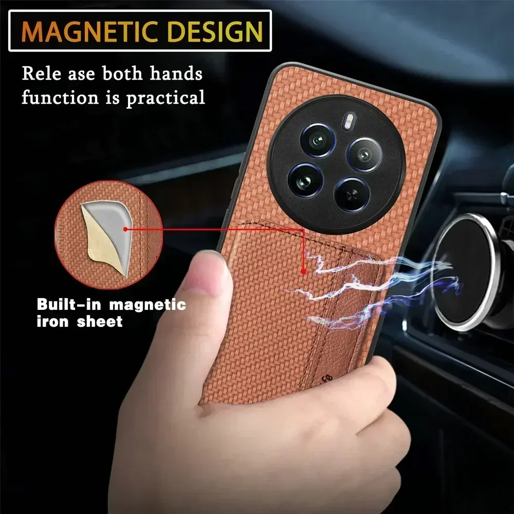 Magnetic Leather RFID Wallet Protective Phone Case & Back Cover