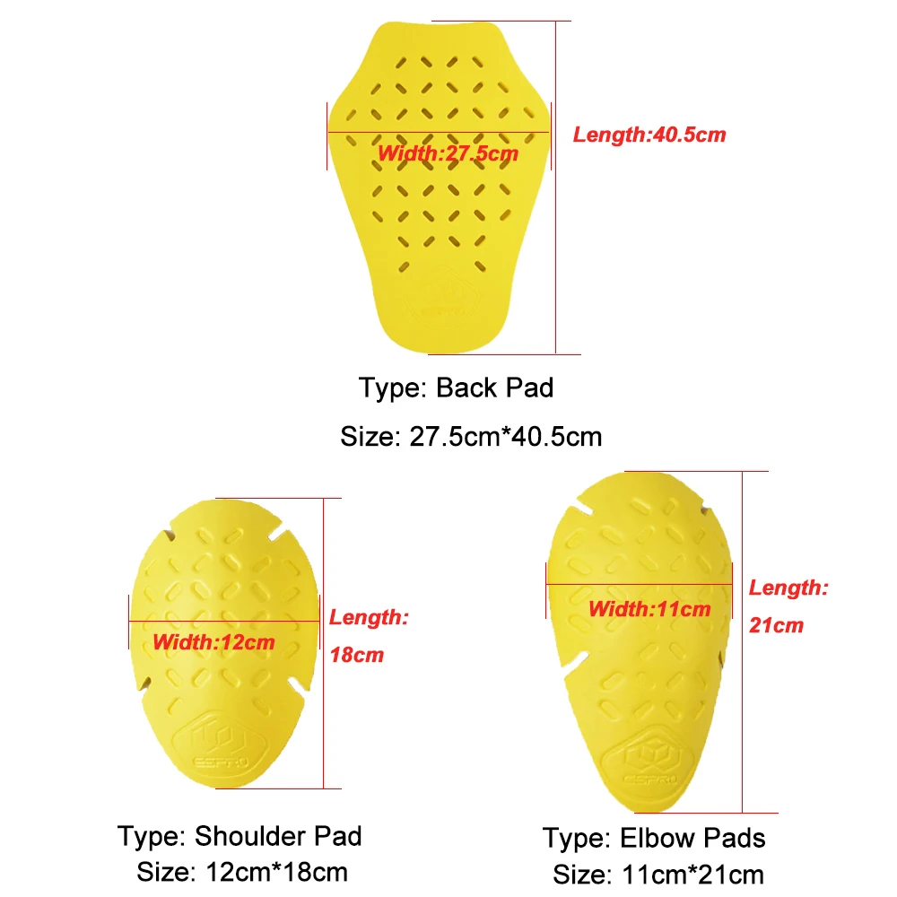 Body Protector Motorcycle Jackets Motorcycle Back Protector Motorcycle Body Armor Motorcycle Armor Vest Motorcycle Armor Motorcycle Armor Pads Motorcycle Armor Accessories High Density EVA Motorcycle Armor Jacket Back Protector Shoulder Pads Eblow Pads Motorbike Jacket Insert Body Armor Motocross