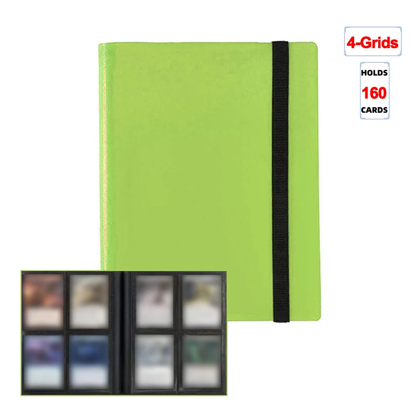 Premium Trading Card Binder - Durable Side-Loading PP Cover