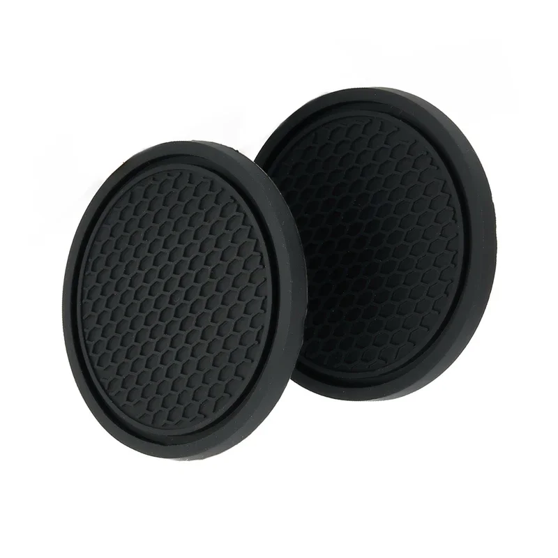 2pcs Car Auto Cup Holder Anti Slip Insert Coasters Pads Interior Accessories For Most Cups cup holder inserts