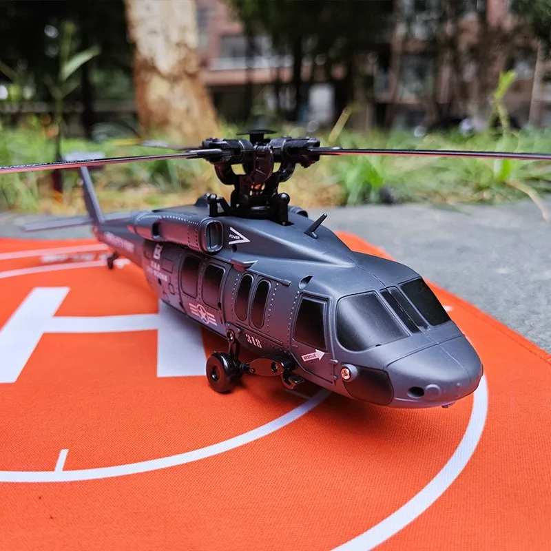 JJRC U9901 6채널 RC 헬리콥터 브러시리스 모터 고도 유지 광학 흐름 원키 이륙 3D 롤 헬리콥터 모델 성인용 장난감