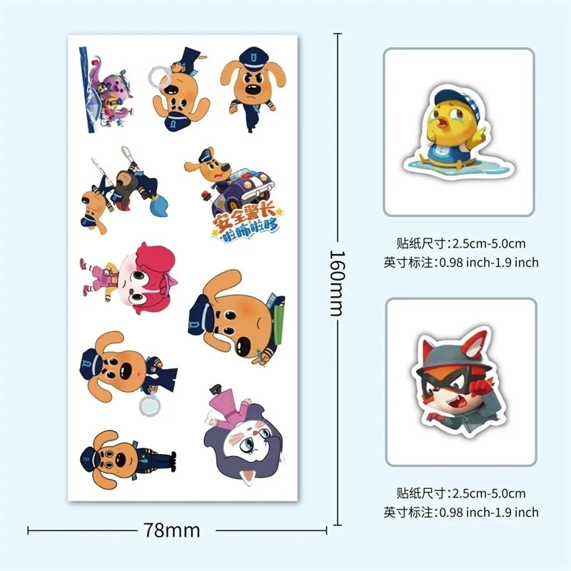60PCS Anime HUND MANN Aufkleber Cartoon Kinder Spielzeug DIY Skateboard Telefon Gitarre Fahrrad Auto Lustige Aufkleber Wasserdichte Graffiti Aufkleber geschenk – Detail 3