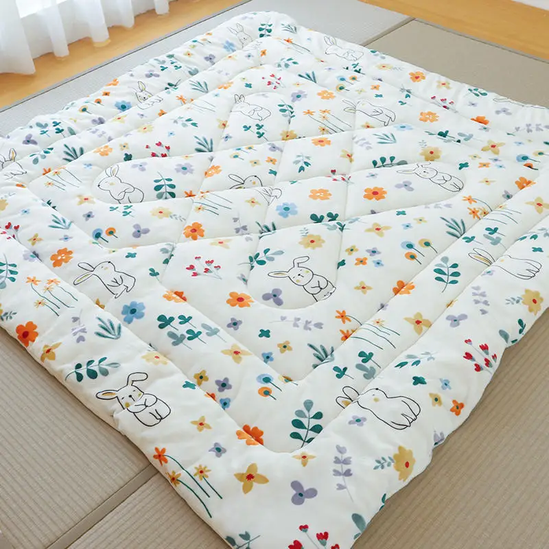 2pcs/set 190x190cm Washable Kotatsu Futon&Mattress Patchwork Cotton Soft Friendly Quilt Japanese Kotatsu Table Cover