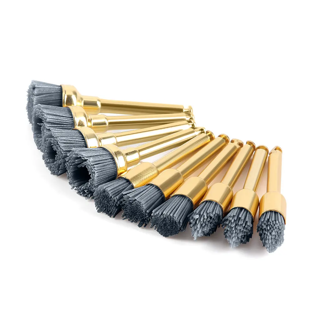 AZDENT 10 teile/schachtel Dental Polieren Pinsel Siliziumkarbid Pinsel Aluminiumoxid Polierer CA 2,35mm Fit für Contra Winkel handstück – Detail 2