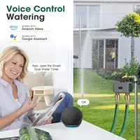 Insoma Automatic Water Timer with Gateway Dual Hose Garden Irrigation Watering System Remote Sprinkler Programmer support Alexa 2