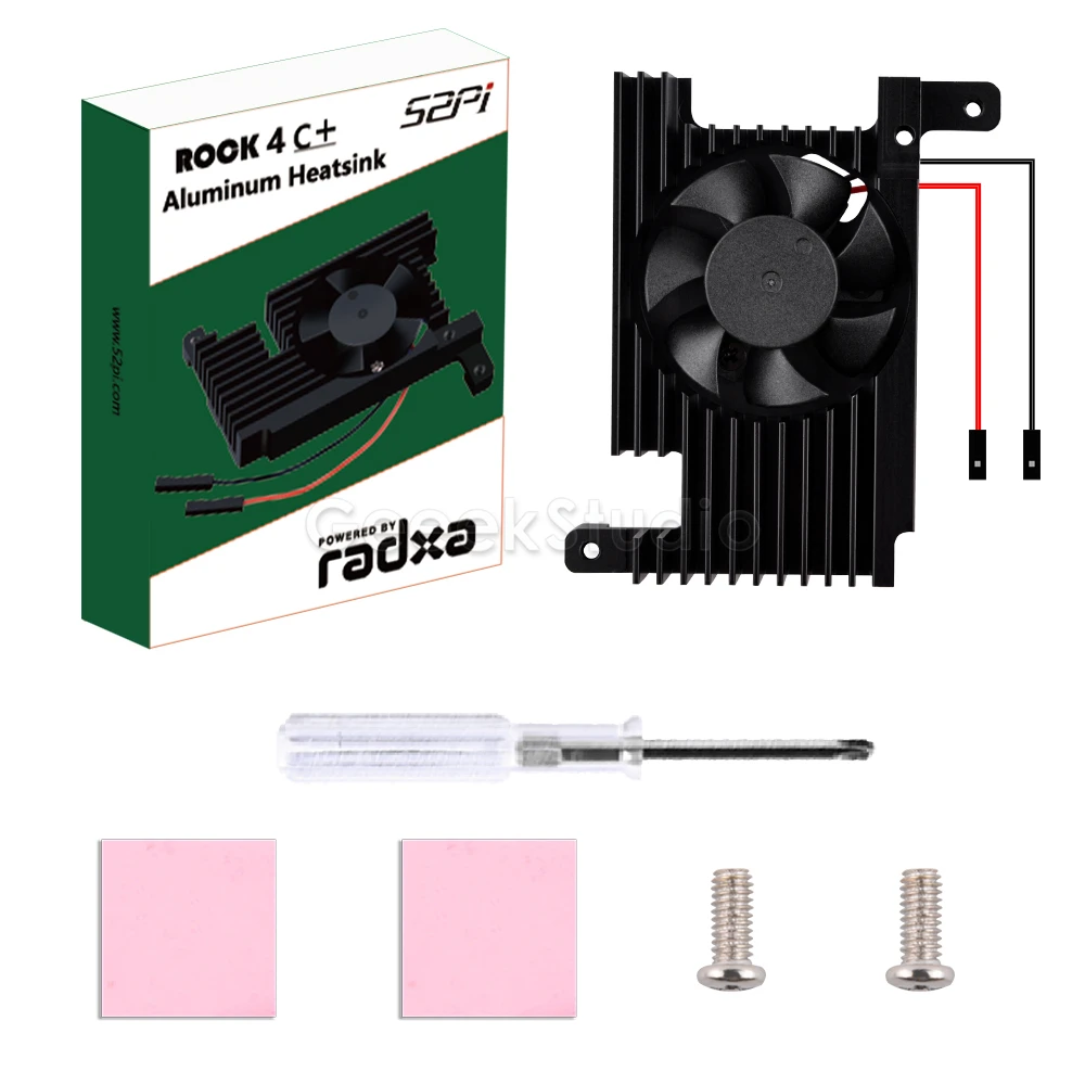 Rock-ventilador de Refrigeração para Dissipador Rock pi 4c Plus Modelo c Plus 3510