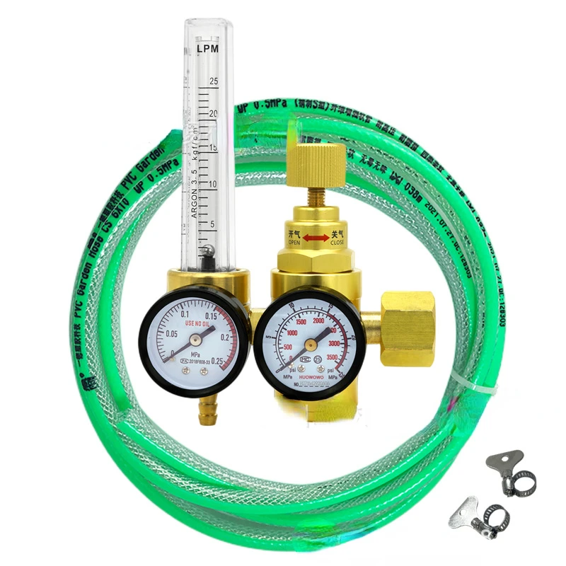 

AR-116 3 m hose 6 cm argon meter with Flux tube high-pressure valve Laser beam welding argon arc welding pressure reducer