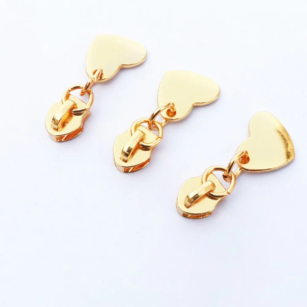 Metal Zippers Puller Head Zipper Slider Replacement Tab Handcraft Clothes Garment Pants Shoes Bag Diy Apparel Sewing Supplies