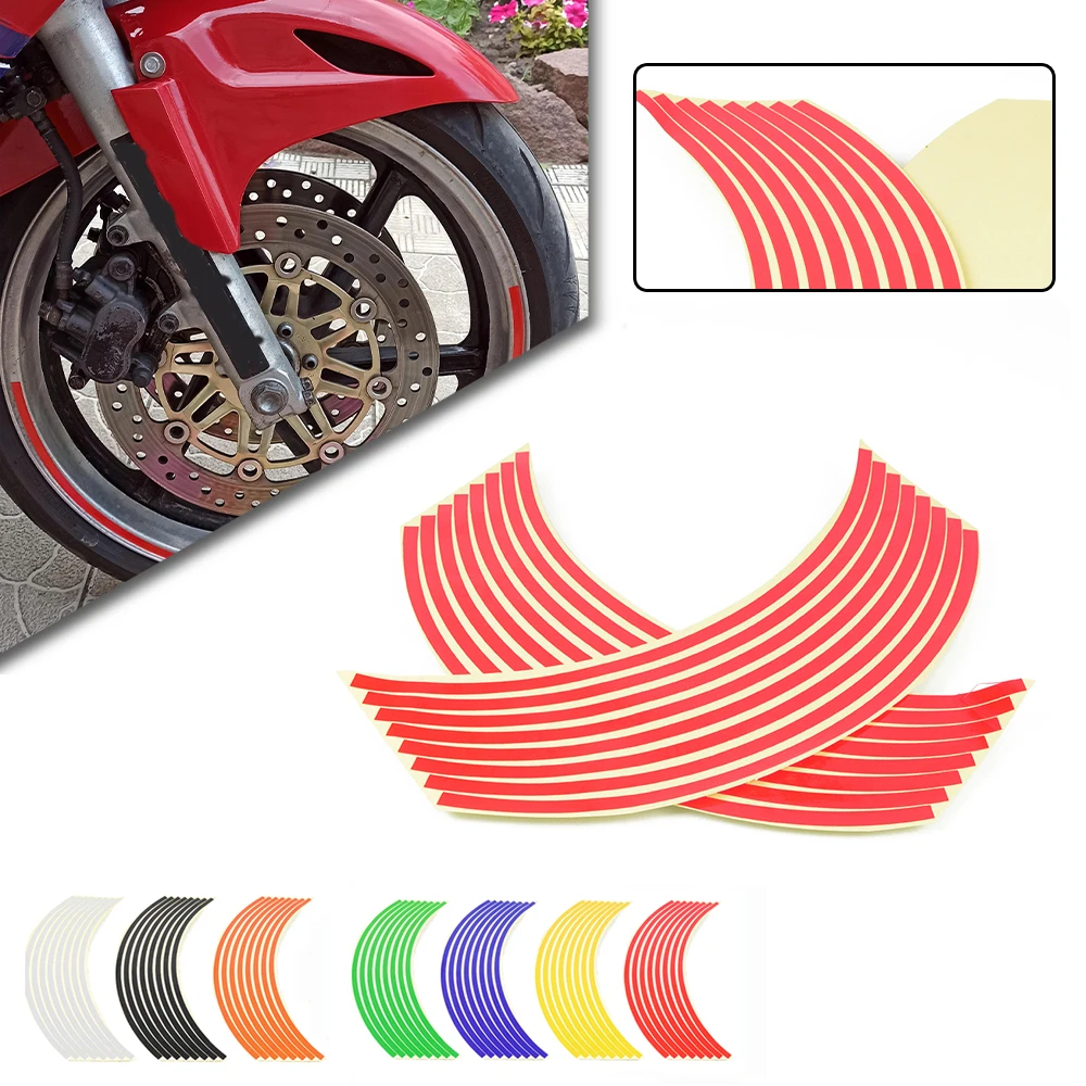 

17inch/18inch wheel sticker Reflective Rim Strip For HONDA CBR 125R 150R 250R 250RR 300R 500R 954RR CBR1000 RR XX XXW Accessory