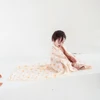 Kangobaby New Design 2pcs Set Double Layers 100% Cotton Newborn Baby Muslin Swaddle Blanket 3