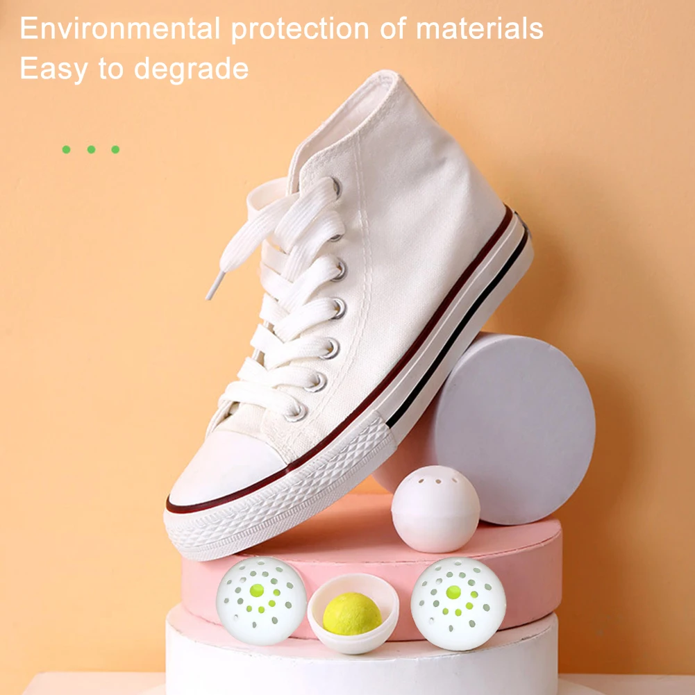 Description Picture 4 of item6/12Pcs Shoe Deodorizer Ball Freshener Long Lasting Odor Deodorize Balls Sneakers Gym Bags Closet Fresh Ball Foot Care Tools