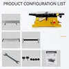 6 Inch Planer Desktop Electric Planer For Woodworking Multifunctional Power Tools For Household Woodworking Equipment 220V 1800W 3