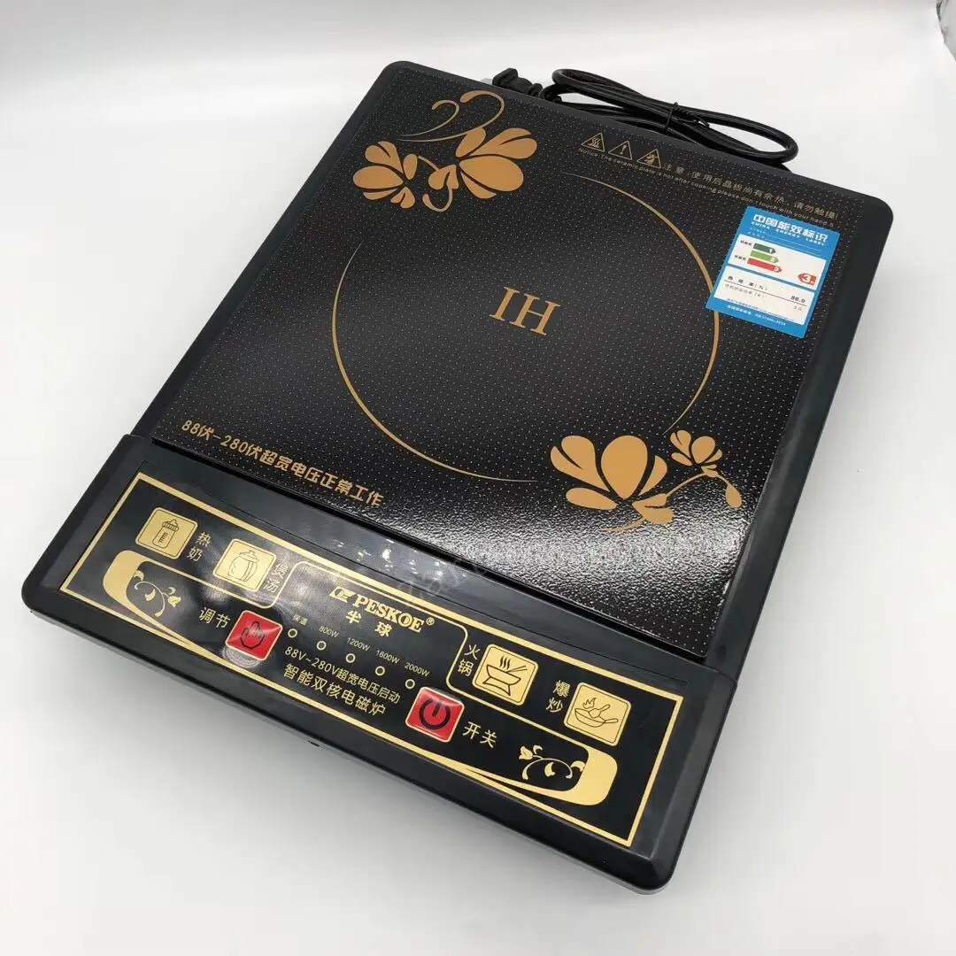 

Electric Magnetic Induction Cooker Household Waterproof Panel Boiler Hot Pot Cooking Stove Kitchen Stir-fried Cooktop