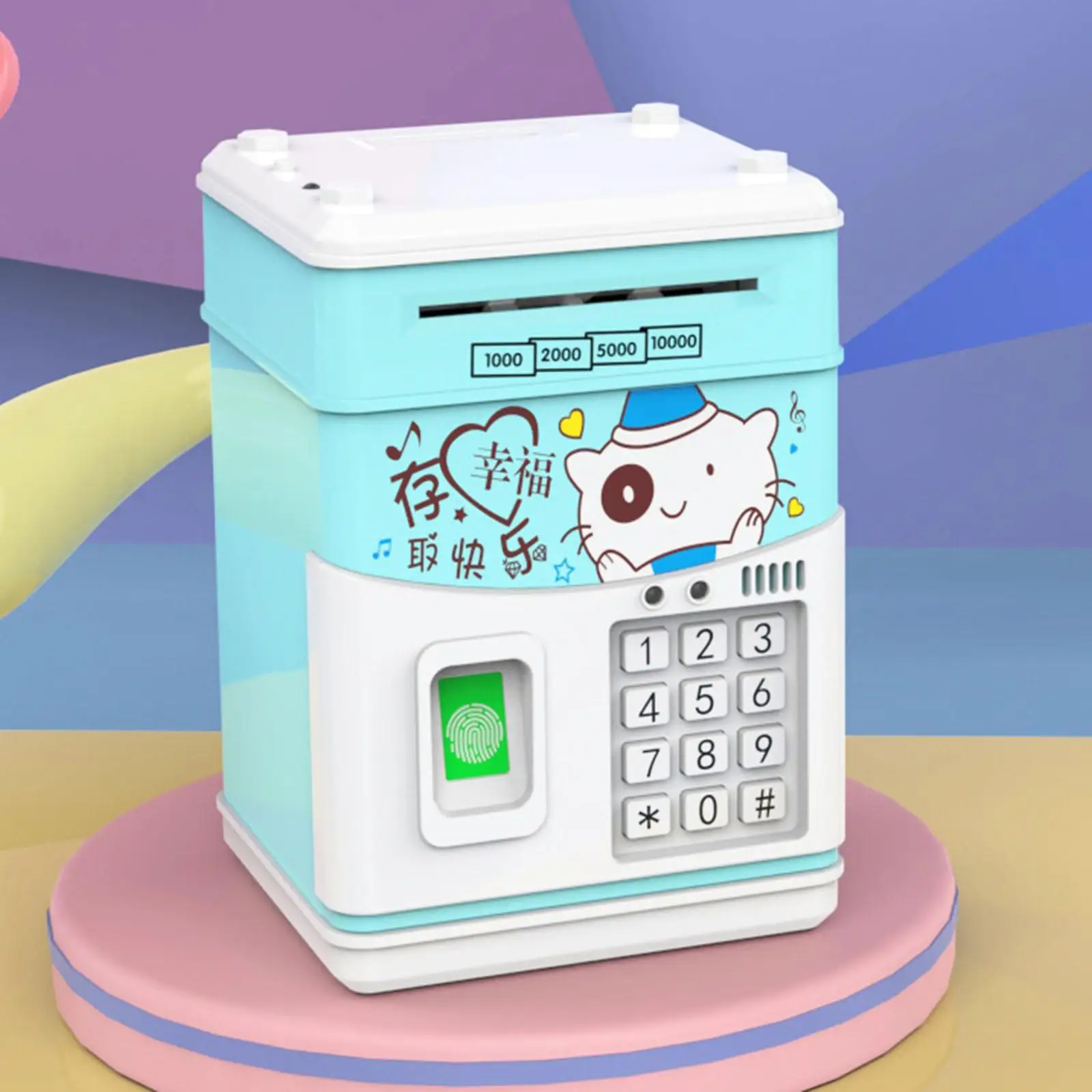 ATM Piggy Bank Auto Scroll Cash Money Cash Bank Machine for Birthday