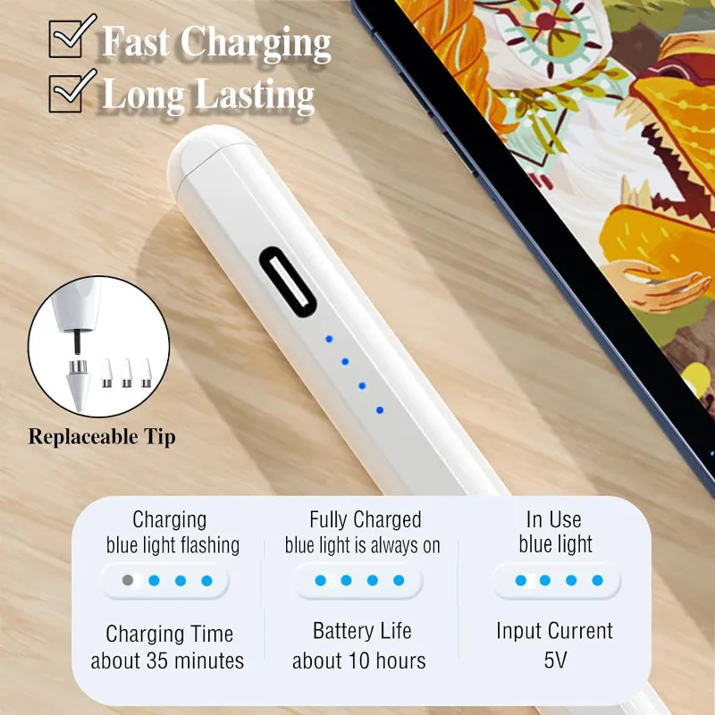 Xiaomi Poco用スタイラスペン,急速充電,磁気ペン,Xiaomi poco