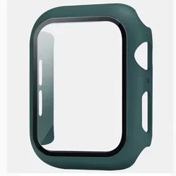 Premium Tempered Glass Protective Case for Series 7 8 9 45mm (Ink green 9)