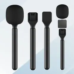 Wireless Handle Adopter Microphone Interview Go Mic Handheld Adapter Foam For Rode Go/GoII Mic/relacart/Wireless Transmitter
