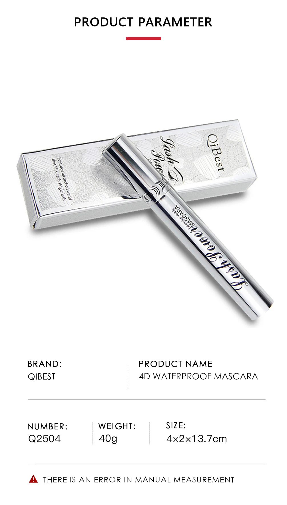 Qibest 4d Seiden faser Wimpern Mascara wasserdichte schwarze Mascara für Wimpern verlängerung dicken Lift Verlängerung dauerhafte Make-up Rimmel – Detail 11