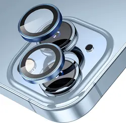 Gold Yellow Camera Lens Protector - Premium Glass Protection Film for IP 16 or 16 Plus (Blue)