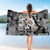 Anime One piece luffy Microfiber Beach Towel Absorbent Quick dry Soft Yoga Swimming Resort Mountain Climbing Towel 5