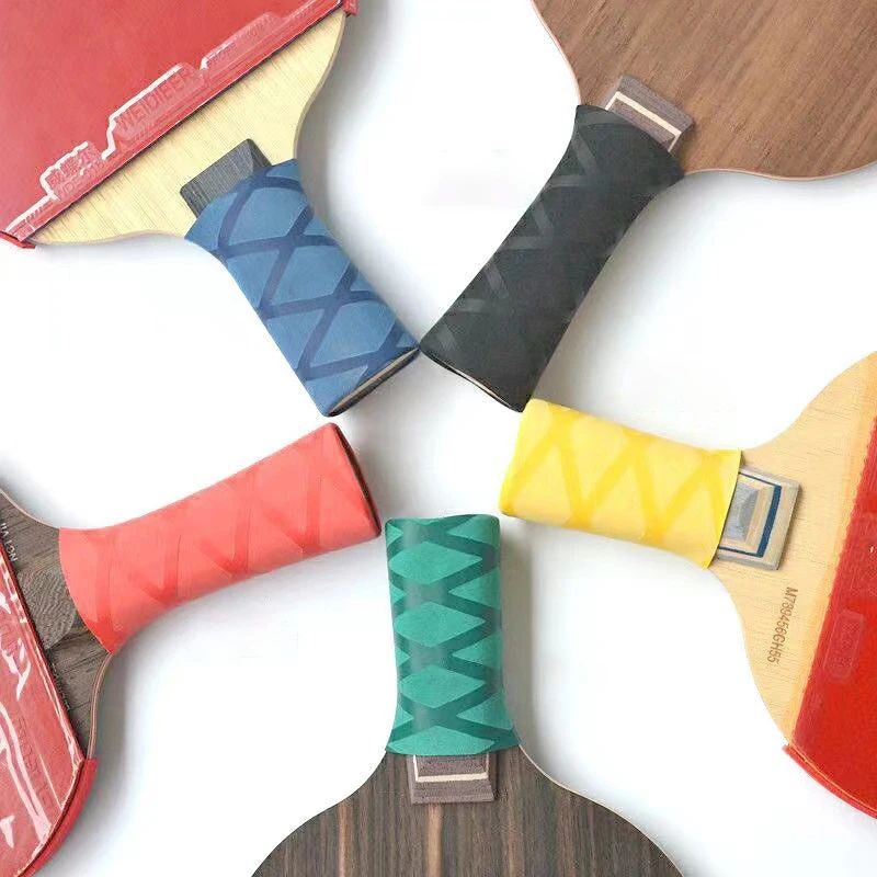 Table Tennis Racket Hand Rubber Winding Tape Anti Slip Heat Shrink Handle Rubber Sleeve Leather Table Tennis Handle