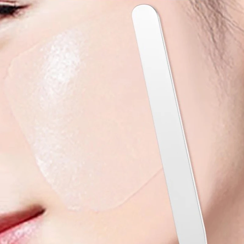 Multifunktionales Foundation-Spatel-Set aus Edelstahl, Maske und Augencreme, Löffel, Gesichtsschaben, Metall, Schönheits- und Hautpflege-Werkzeug-Set – Detail 8