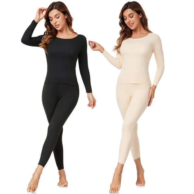 Winter Long Sleeve Bottoming Top Thermajane Long Johns Thermal