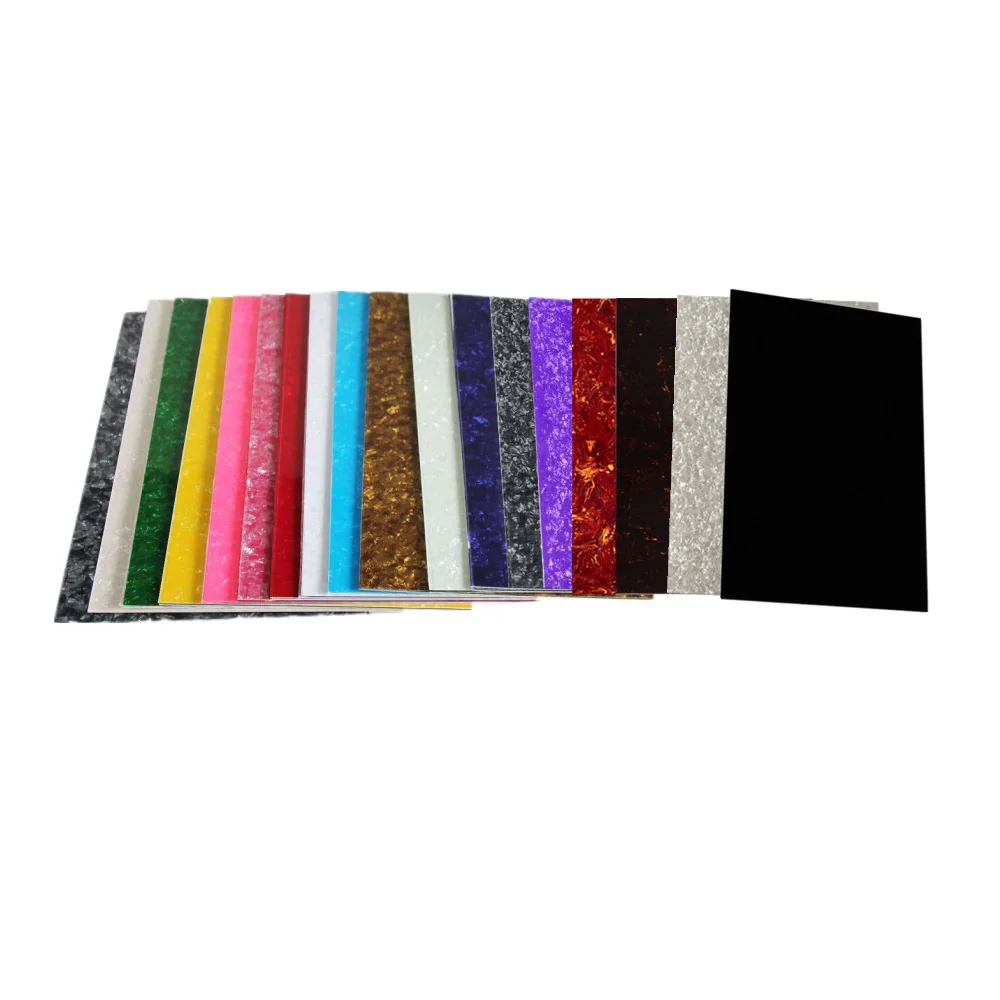 

NEW Blank Guitar Pickguard Material Sheet Scratch Plate 430x290x2.3mm for Guitar Accessories, 25 Colors Choose