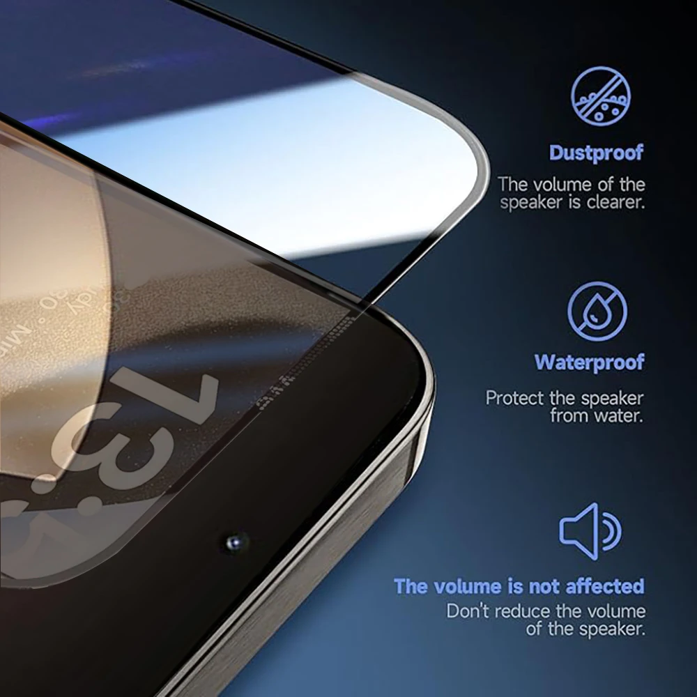Ultra HD 8K Tempered Glass Screen Protector with Easy Install and Auto-Dust Feature