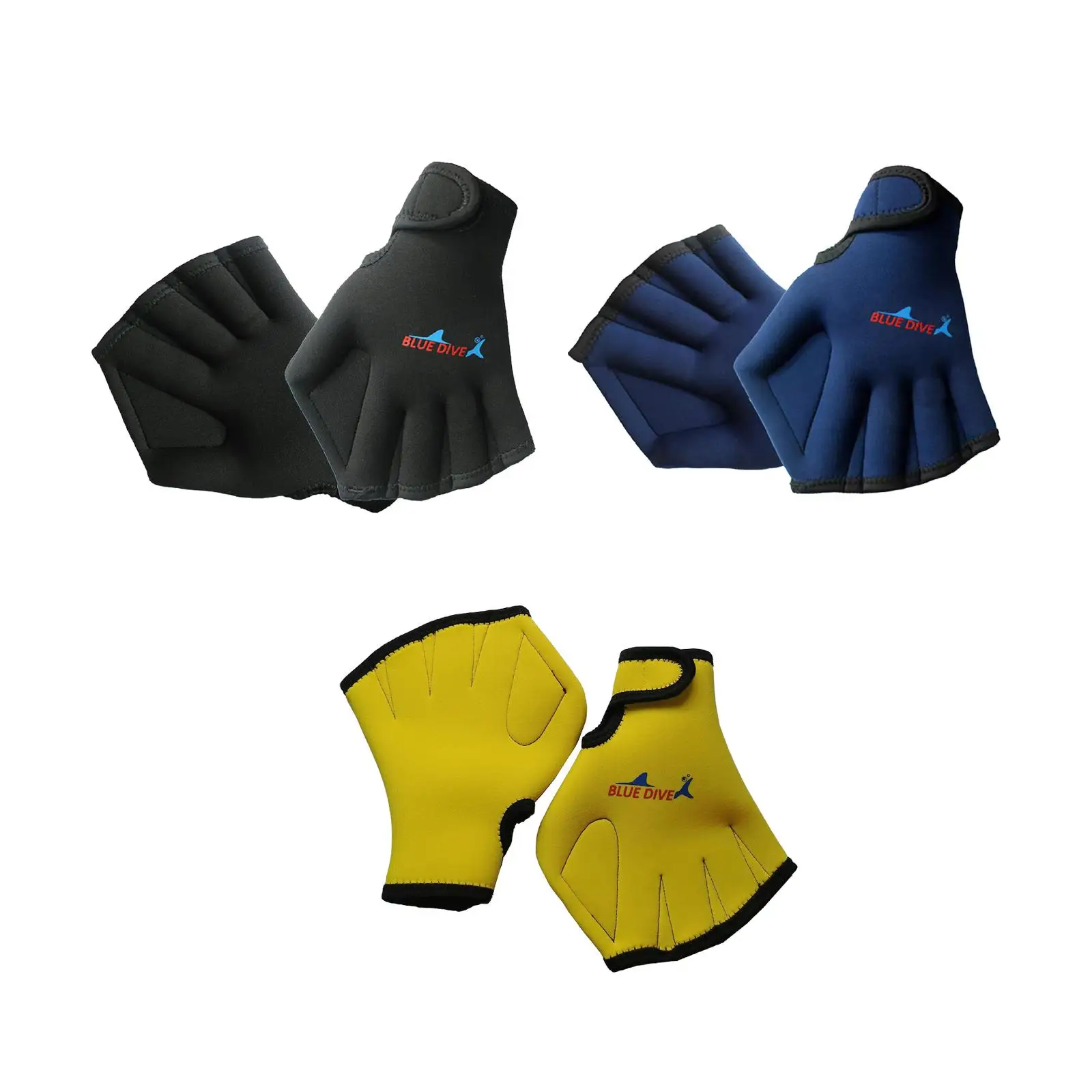 

Webbed Swim Gloves Durable Swimming Gloves for Rafting Water Sports Kids