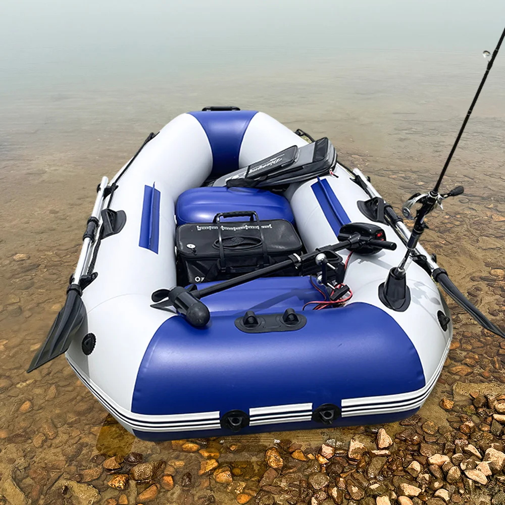 PVC Inflatable Boat for Fishing, 2.1 mKayak, Canoe, Slatted Wooden Floor, Dinghy with Free Accessories, Outdoor Water Sports