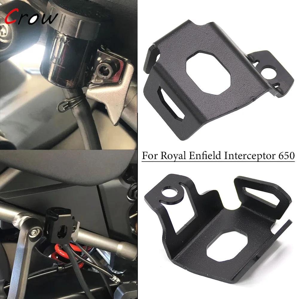 Accessori Moto In Alluminio Cnc Protezione Coperchio Serbatoio Liquido Freni Posteriori Per Royal Enfield Intercettatore 650