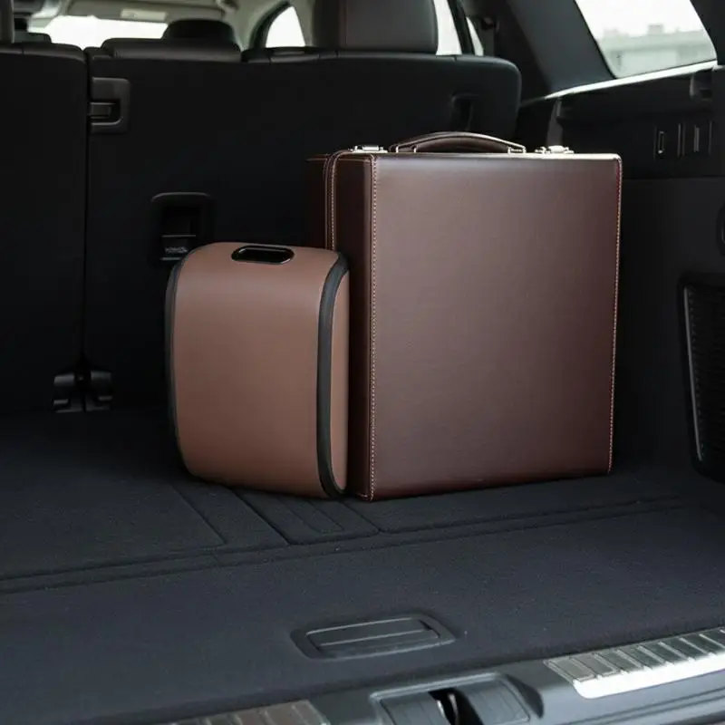 Premium Car Shoe Storage Organizer - Compact and Stylish Trunk Solution