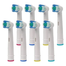 

8Pcs Replacement Electric Toothbrush Heads for Braun vitality brush heads nozzles for tooth brush Sensitive Clean
